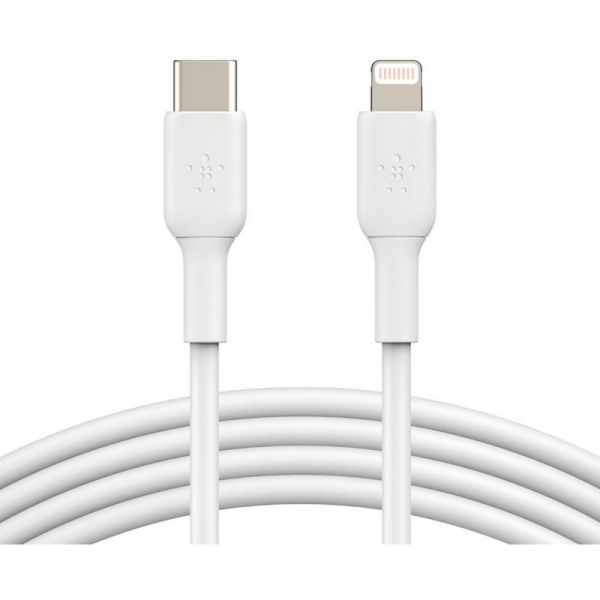 Кабель Belkin CAA003bt1MWH USB - Lightning белый 1 м