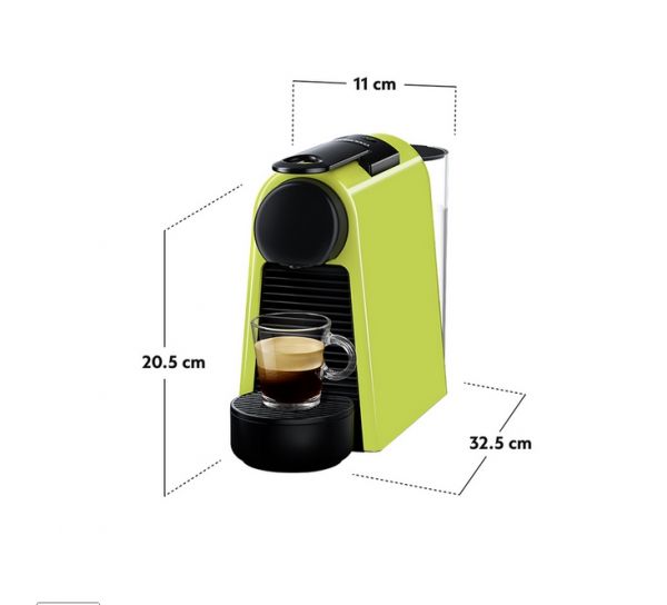 Кофеварка Delonghi Nespresso Essenza mini Bundle EN85 капсульная зеленый